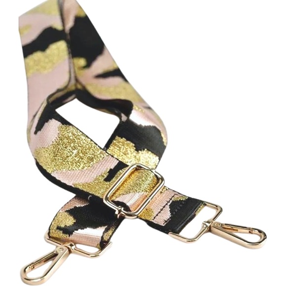 Pink & Gold Camouflage Adjustable Bag Strap - Picture 7 of 11